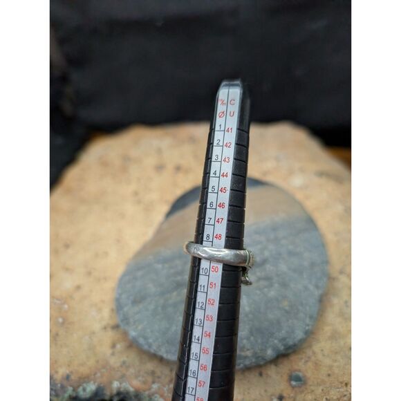 Sterling Silver Fish Ring – Adjustable, Size 5 Base, Sculpted Wrap Design - Picture 5 of 5